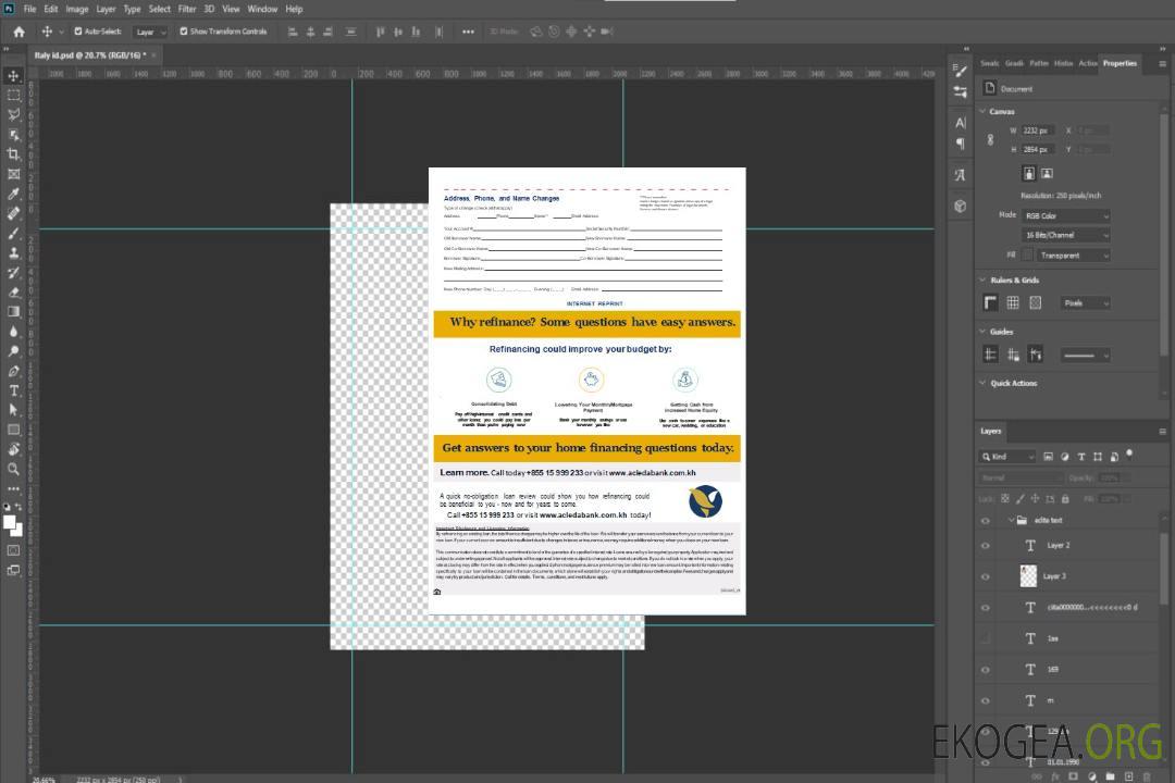 Cambodge Relevé hypothécaire de la banque Acleda, 3 pages, 3 scr template Cambodge Relevé hypothécaire de la banque Acleda, 3 pages, 3 scr template